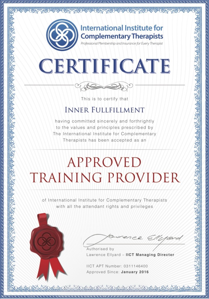 IICT Certification - Inner Fulfillment